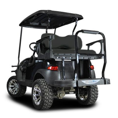 Club Car Precedent MadJax® Genesis 300 Rear Seat with Deluxe Black Seat Cushions (Years 2004-Up)
