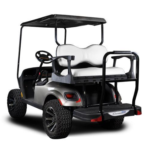 EZGO TXT MadJax® Genesis 300 Rear Seat with Deluxe White Seat Cushions (Years 1994.5-Up)