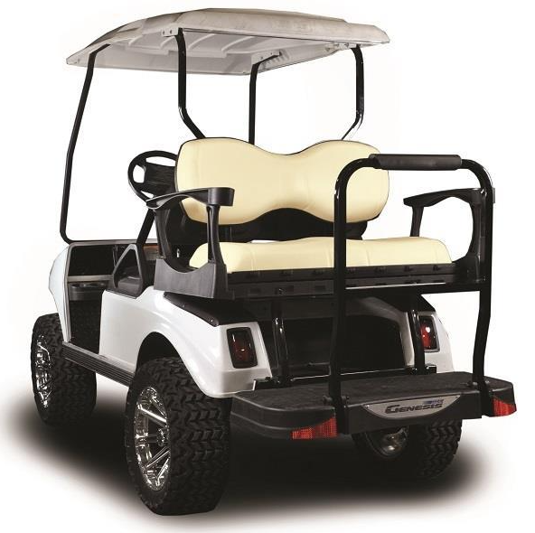 Club Car DS MadJax® Genesis 250 Rear Seat with Deluxe Buff Seat Cushions (Years 2000-Up)