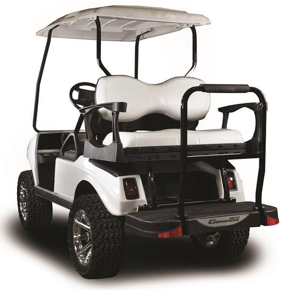 Club Car DS MadJax® Genesis 250 Rear Seat with Deluxe White Seat Cushions (Years 2000-Up)