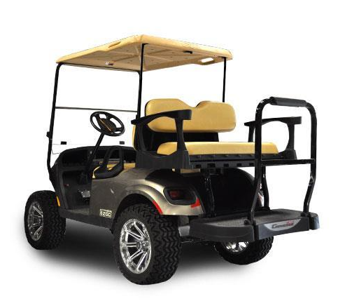EZGO TXT MadJax® Genesis 250 Rear Seat with Standard Tan Seat Cushions (Years 1994.5-Up)