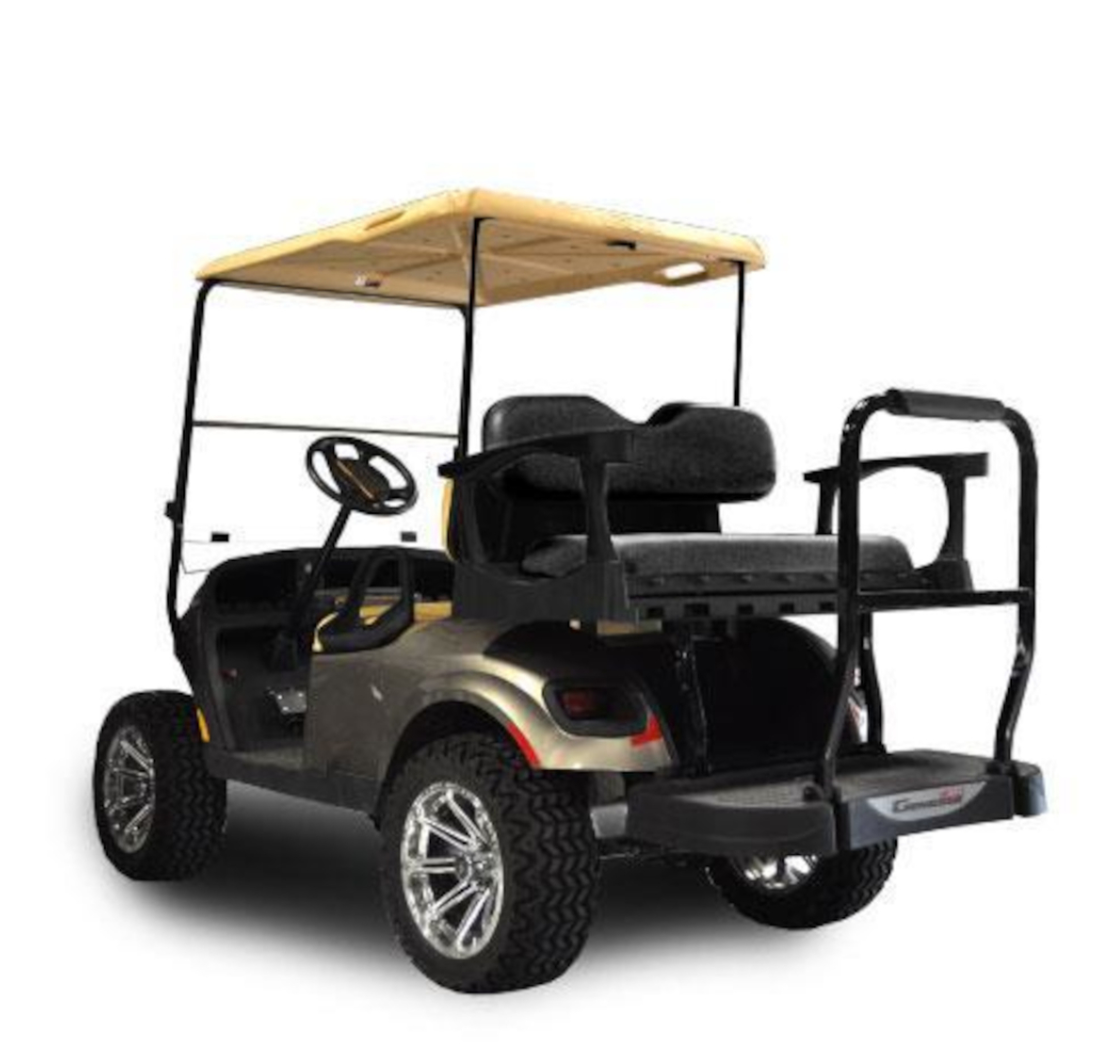 EZGO RXV MadJax® Genesis 250 Rear Seat with Standard Black Seat Cushions (Years 2008-Up)