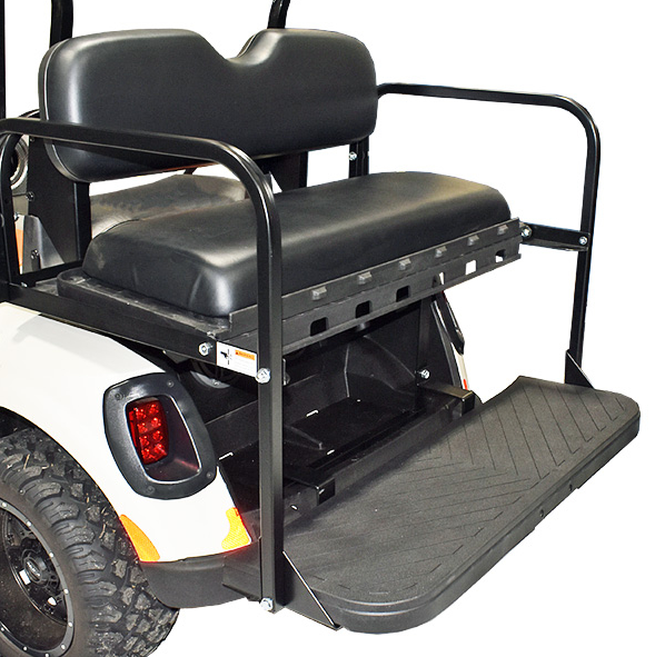 GTW® Mach3 Rear Seat Kit for Club Car Precedent / Tempo – Black