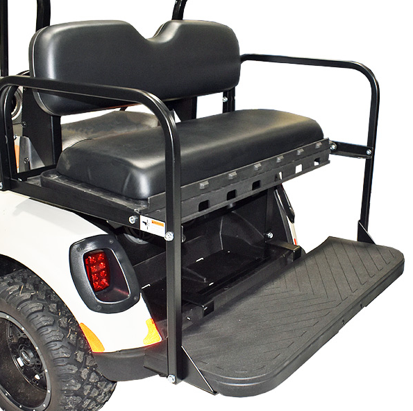 GTW® MACH3 Rear Flip Seat for E-Z-GO RXV - Black