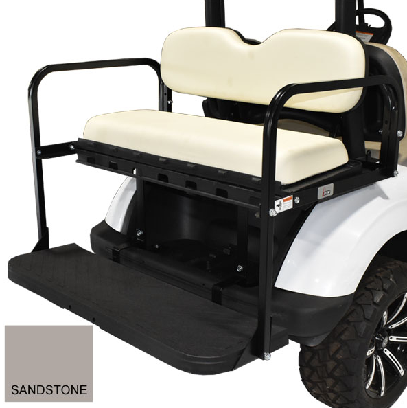 GTW® MACH3 Rear Flip Seat for EZGO RXV - Sandstone