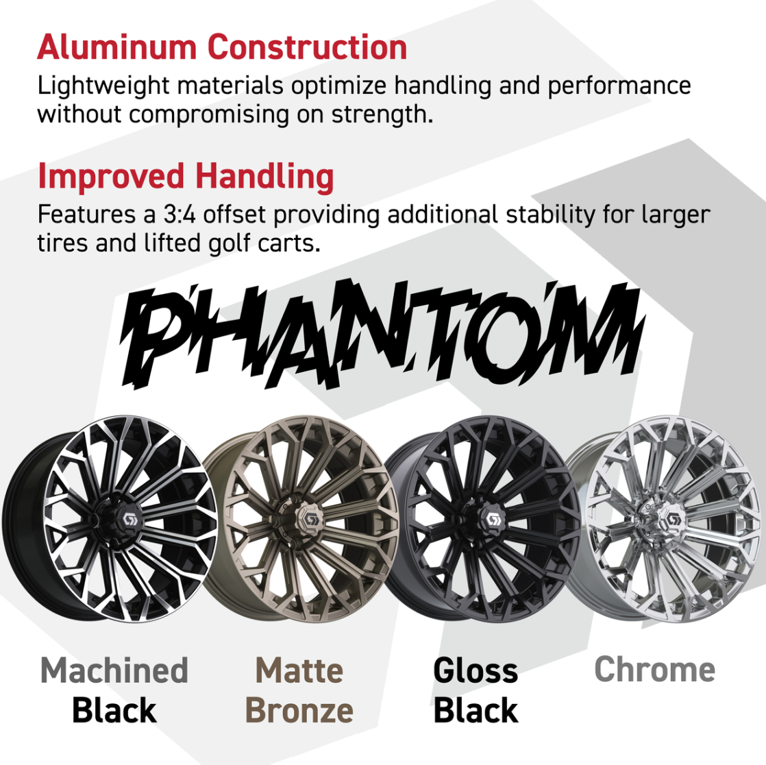 16″ GTW® Phantom Matte Bronze Wheel
