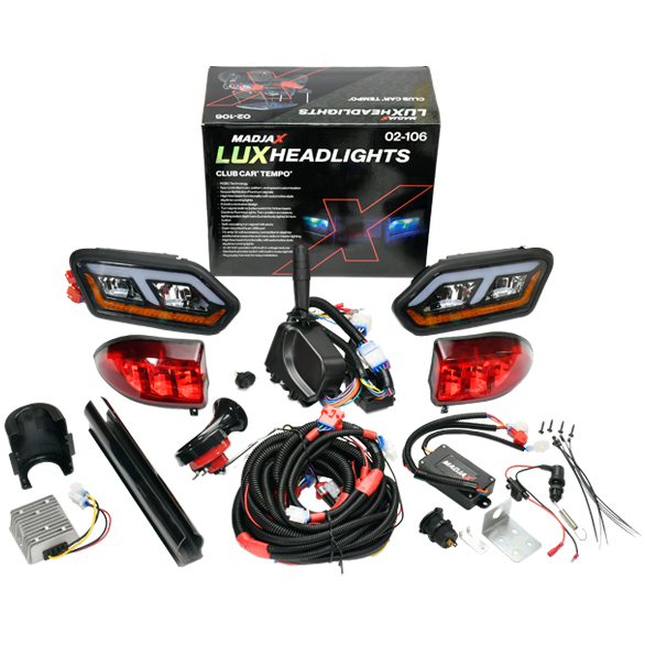 MadJax® Club Car Tempo LUX Headlight Kit (Years 2018-Up)
