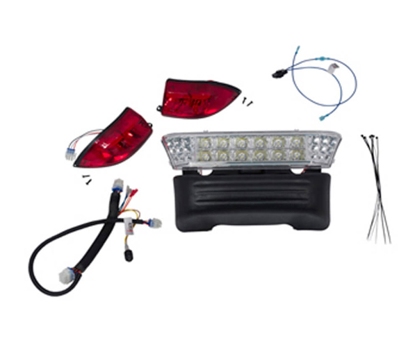 GTW® Club Car Precedent Electric LED Headlight and Bumper Kit (Years 2004-2008)