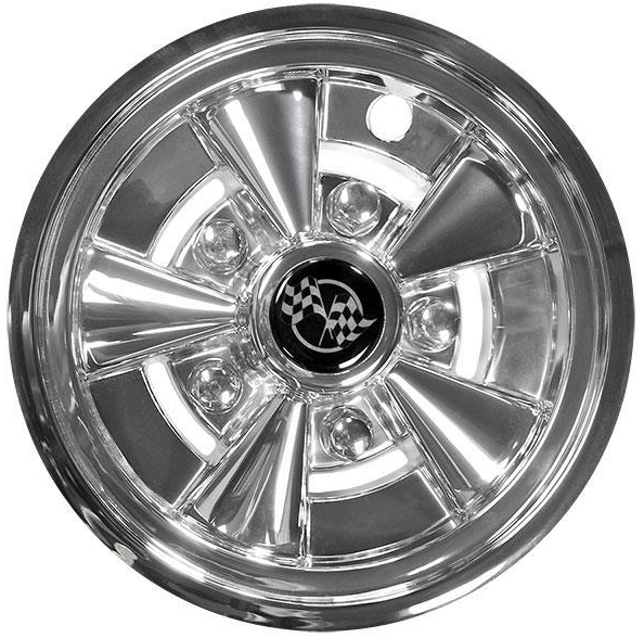 10” Rally Classic Chrome Wheel Cover (Universal Fit)