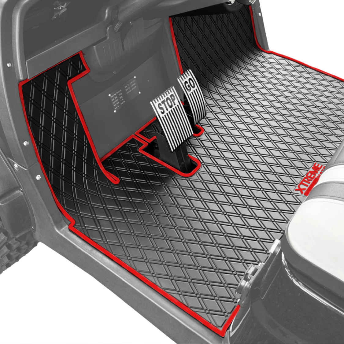 Xtreme Floor Mats for ICON / Advanced EV1 - Black/Red