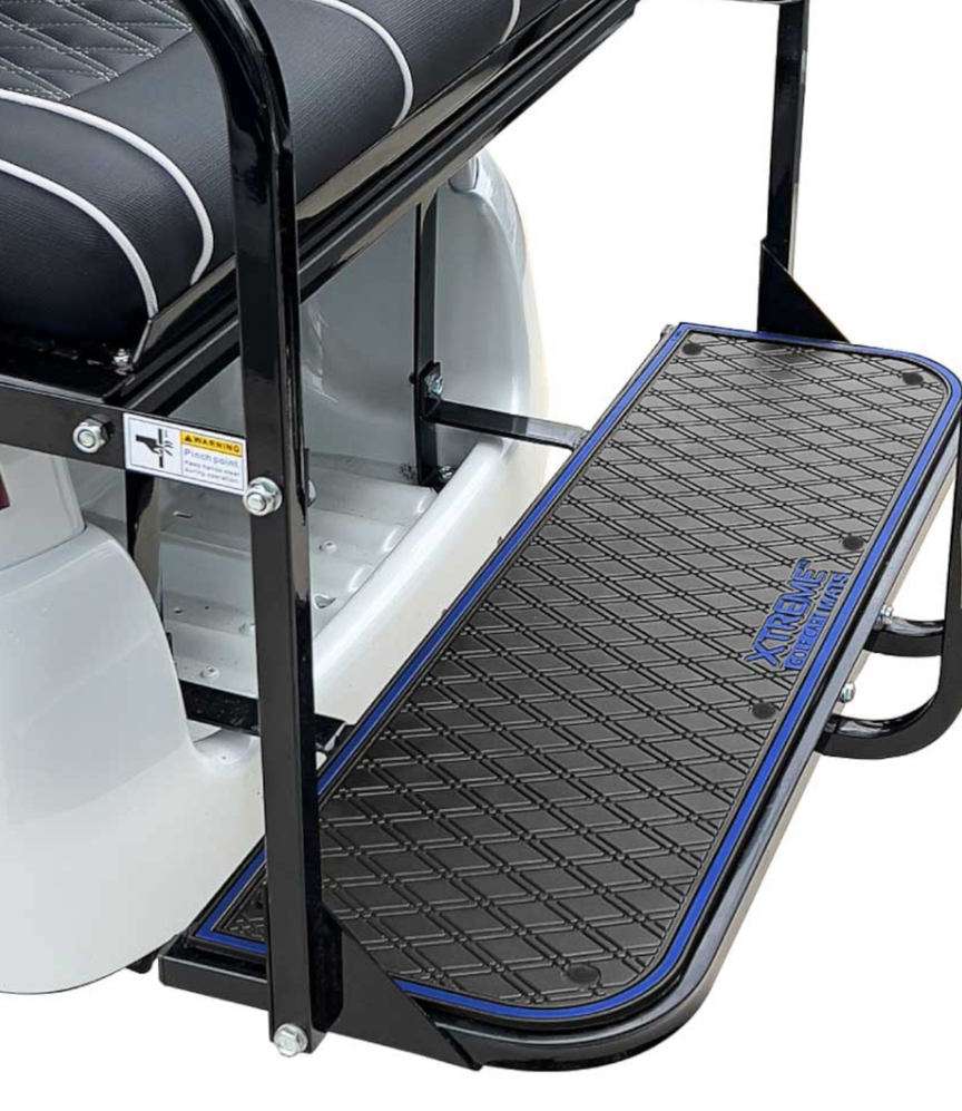 Xtreme Floor Mats for GTW Mach1 & Mach2 / MadJax Genesis 150 / RHOX Rear Seat Kits - Black/Blue