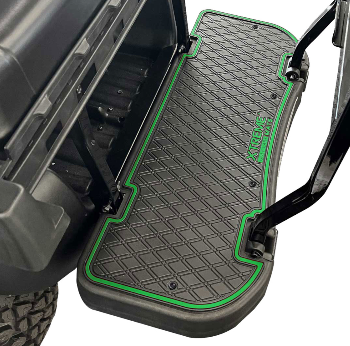 Xtreme Floor Mats for MadJax Genesis 250/300 Rear Seat Kits – Black/Lime Green