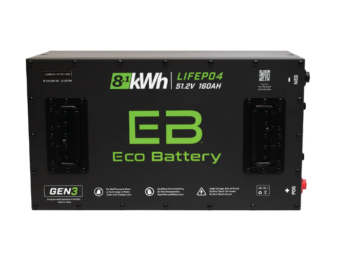 51V 160AH LiFePO4 Gen3 Battery