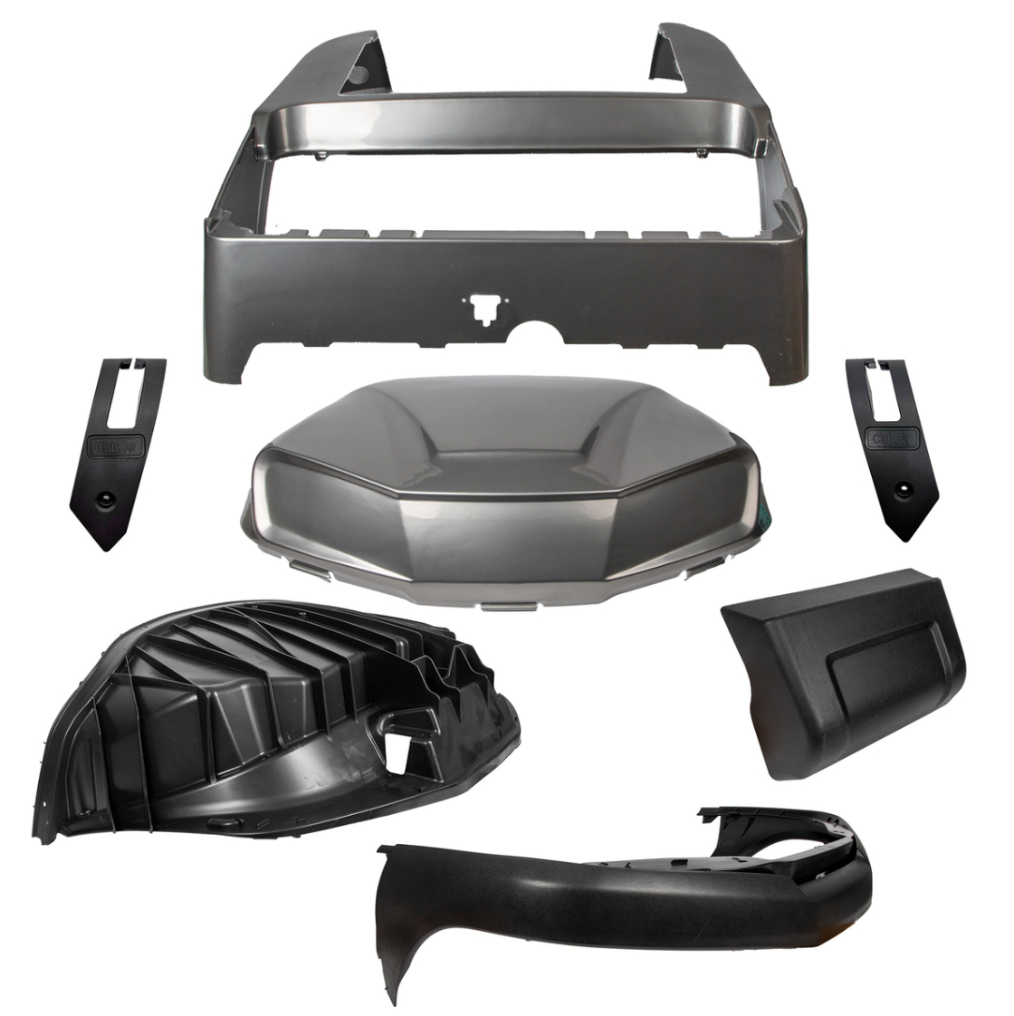 Club Car Precedent to Club Car Tempo Steel Gray Metallic Body Conversion Kit (Years 2004-Up)