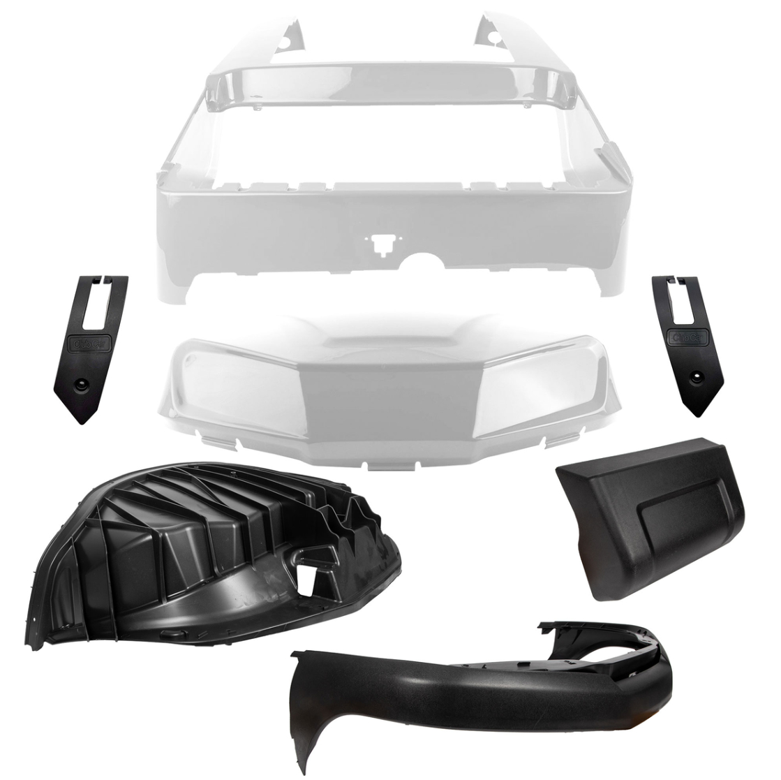 Club Car Precedent to Club Car Tempo Summit White Body Conversion Kit (Years 2004-Up)
