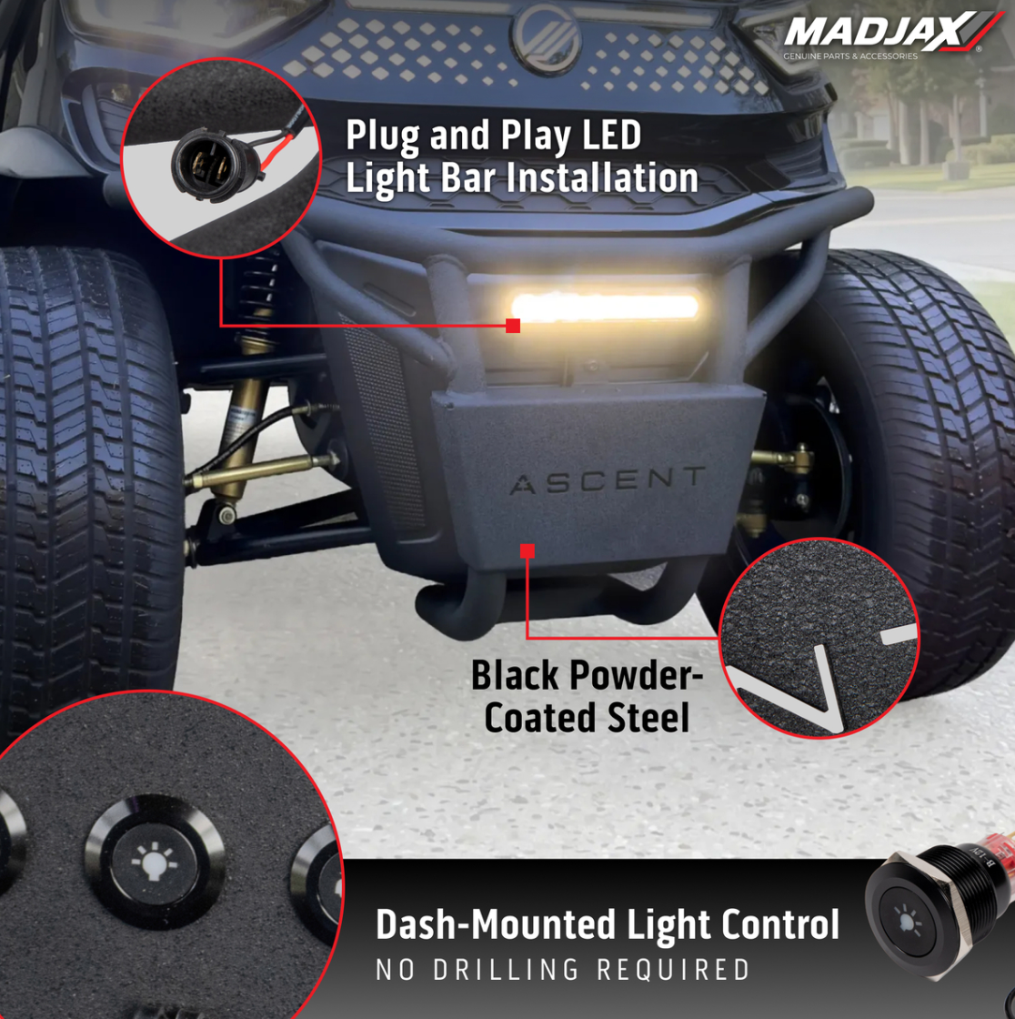 MadJax® Ascent Brush Guard with LED Light