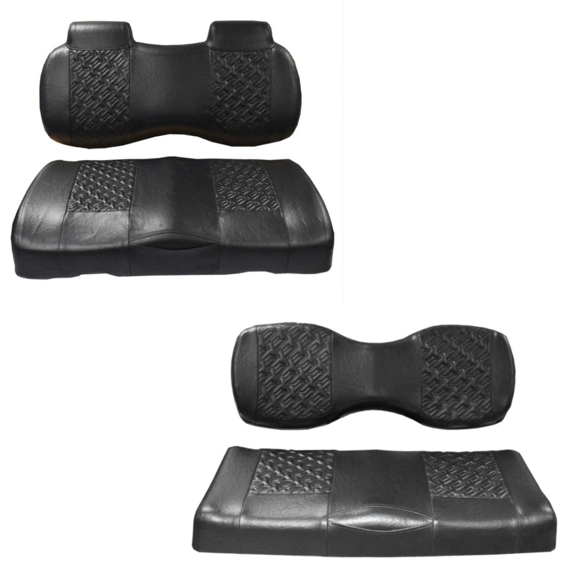 MadJax® Executive Front and Rear Seats for Club Car Precedent/Onward/Tempo – Tuxedo