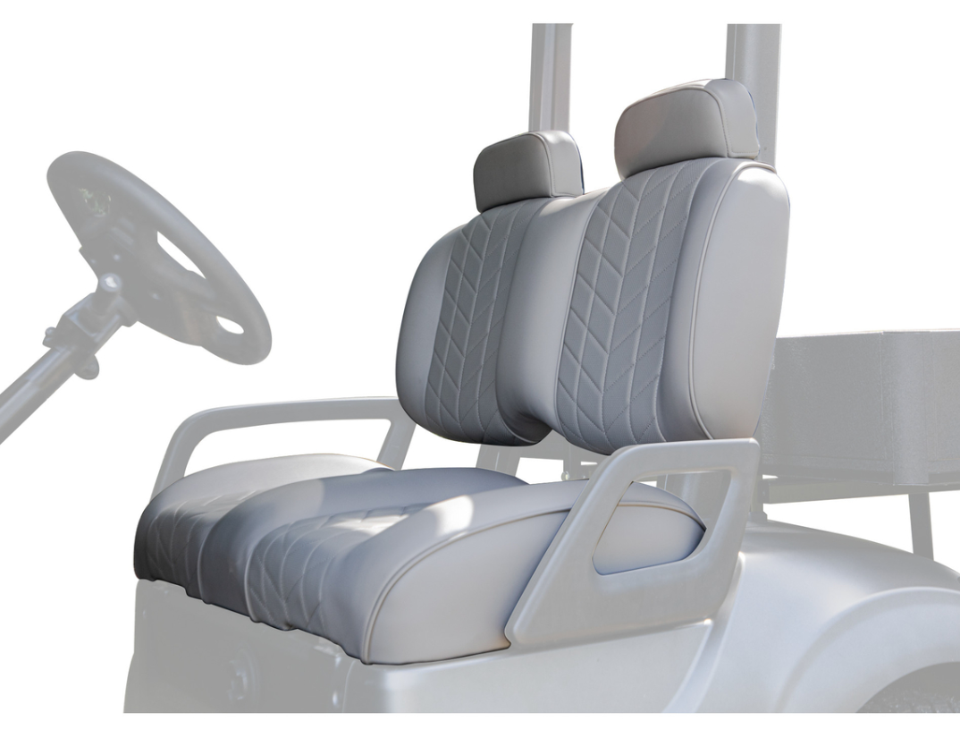 MadJax Aviator Club Car Precedent/Tempo/Onward Graphite Front Seat Cushions (Years 2012-Up)