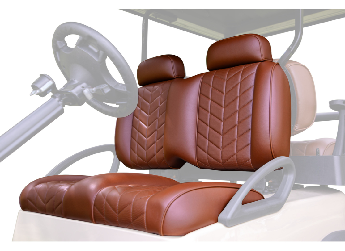 MadJax Aviator Club Car Precedent/Tempo/Onward Coffee Front Seat Cushions (Years 2012-Up)