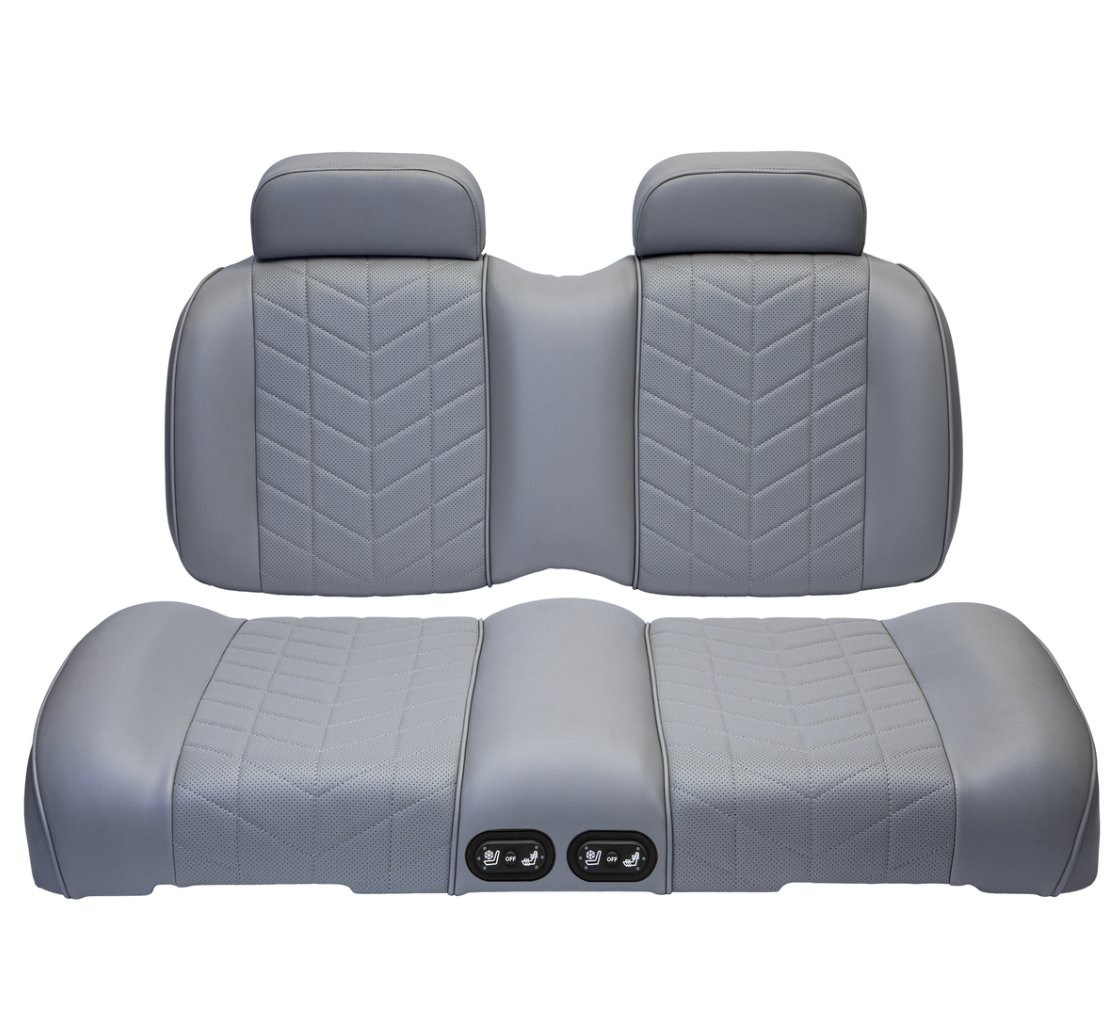 MadJax Aviator Yamaha Drive/Drive2 & ICON Graphite Front Seat Cushions with Thermaflex