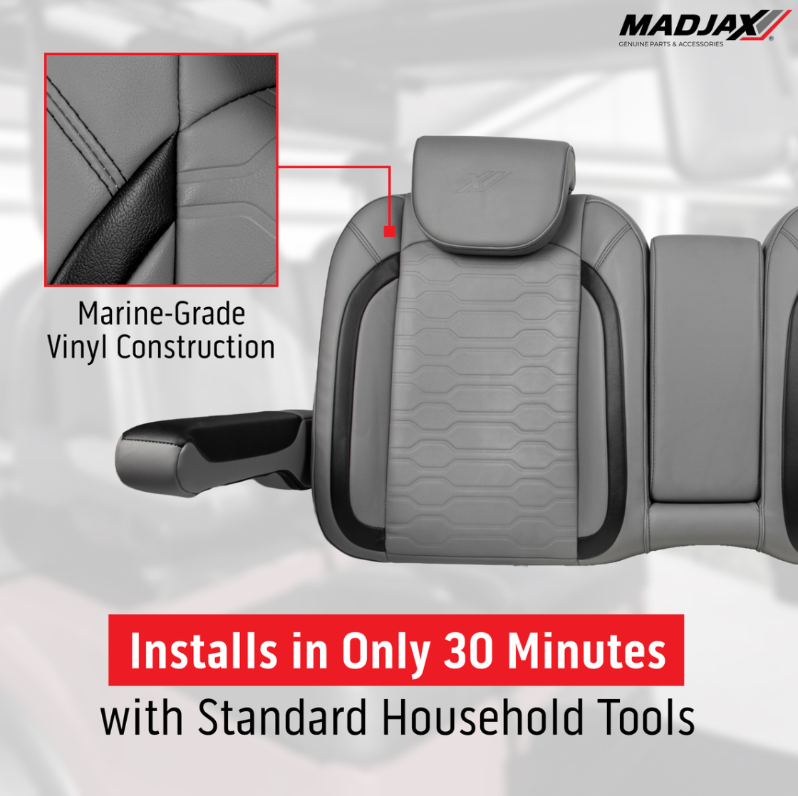 MadJax® XSeries and EZGO TXT Smoke Commander Front Seat Cushions