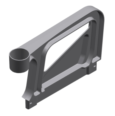 Passenger Side Rear Facing Seat Armrest