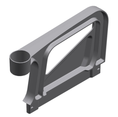 Driver Side Rear Facing Seat Armrest