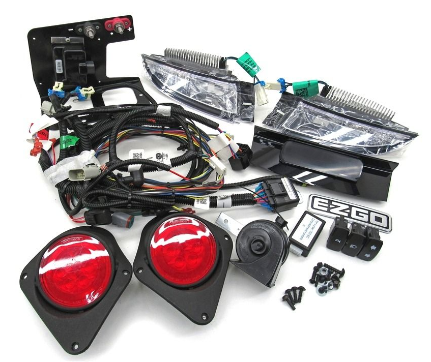 E-Z-GO LED Headlight, Taillight, & Turn Signal Kit - 2024-2026 RXV Electric