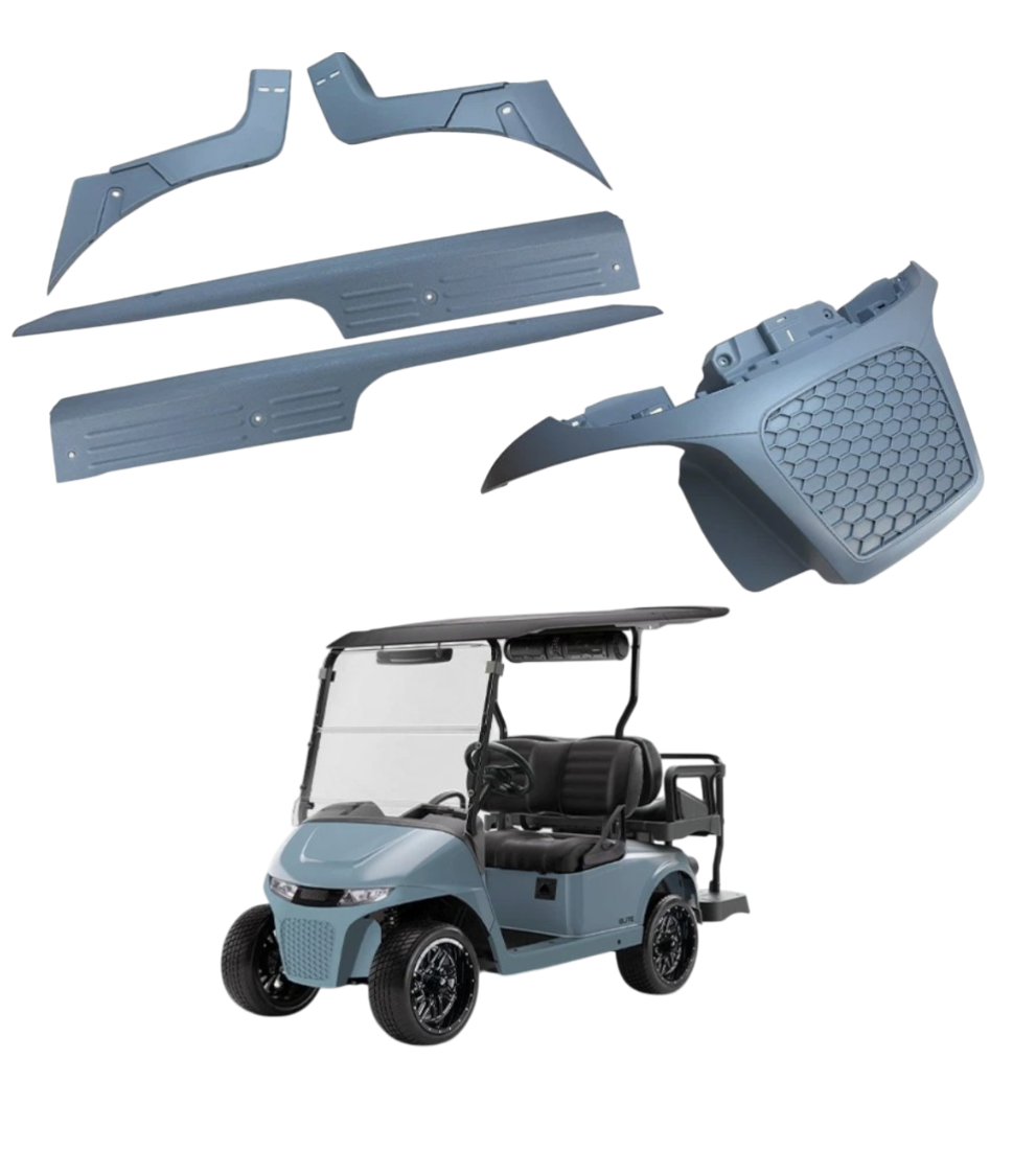 E-Z-GO RXV Ocean Gray Painted Trim Kit for 2024-2025 EZGO RXV Golf Carts