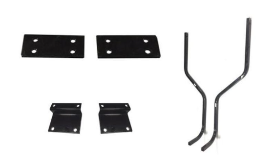 EZGO TXT Mounting Brackets & Struts for Versa Triple Track Extended Tops with Genesis 250 Seat Kits