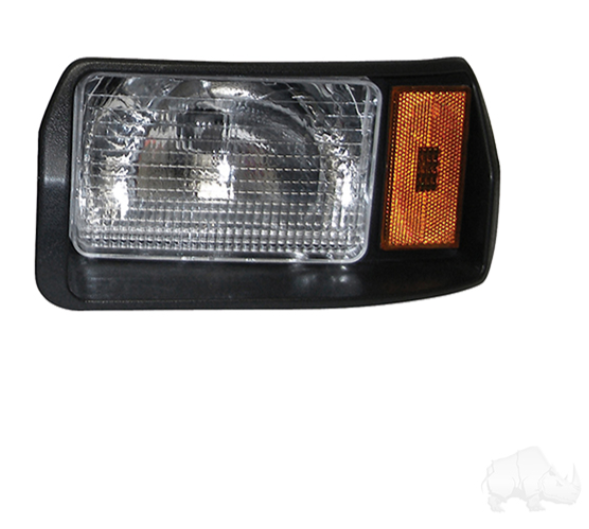 Headlight Assembly, Driver Side, Club Car DS 1993+, Factory Style