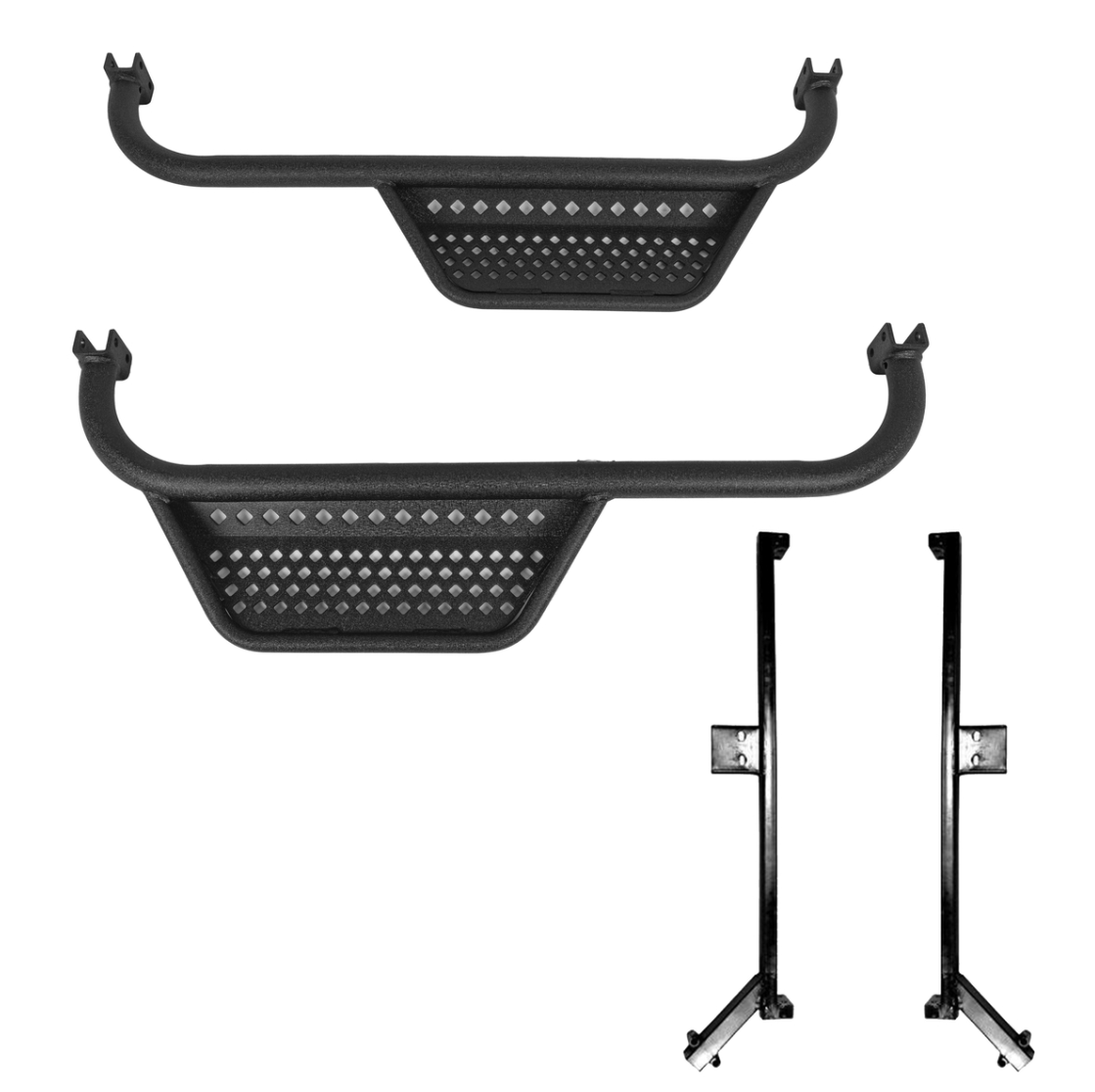 MadJax® Club Car Precedent, Tempo, & Onward Armor Nerf Bar with Drop Down Side Step and Brackets (Copy)