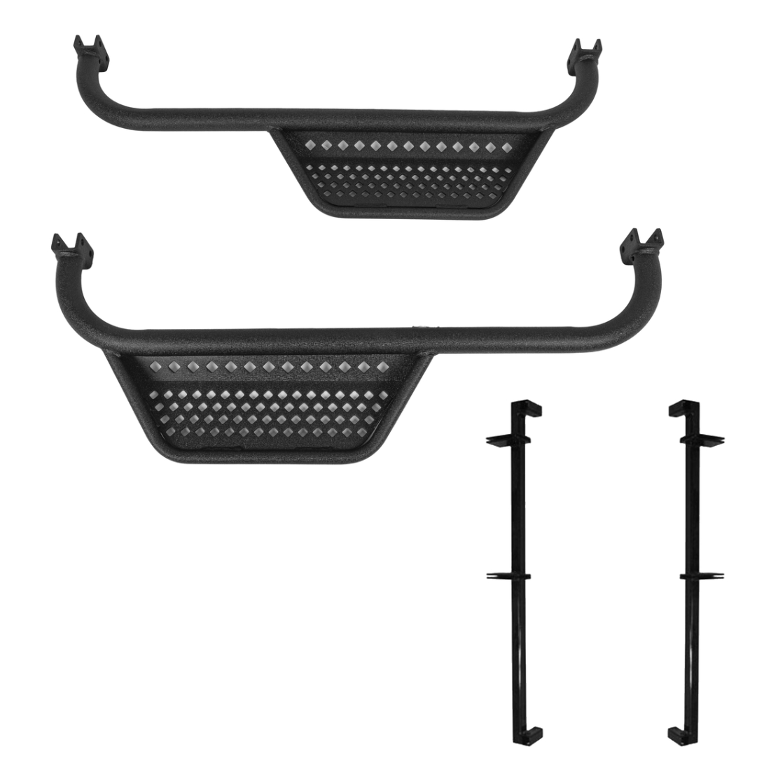 MadJax® EZGO TXT Armor Nerf Bar with Drop Down Side Step and Brackets