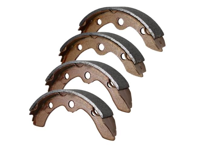 Set of (4) Brake Shoes (Select Club Car, EZGO & Yamaha)