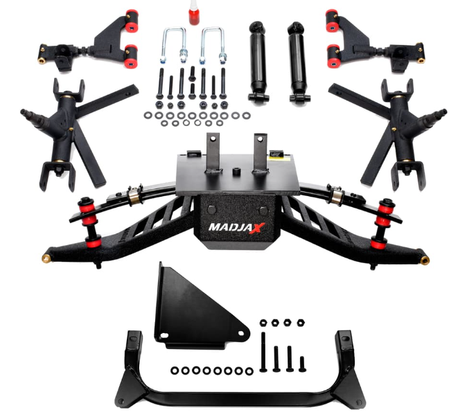 4” MadJax King XD Lift Kit for Yamaha G29/Drive & Drive2 with Solid/Fixed Rear Axle