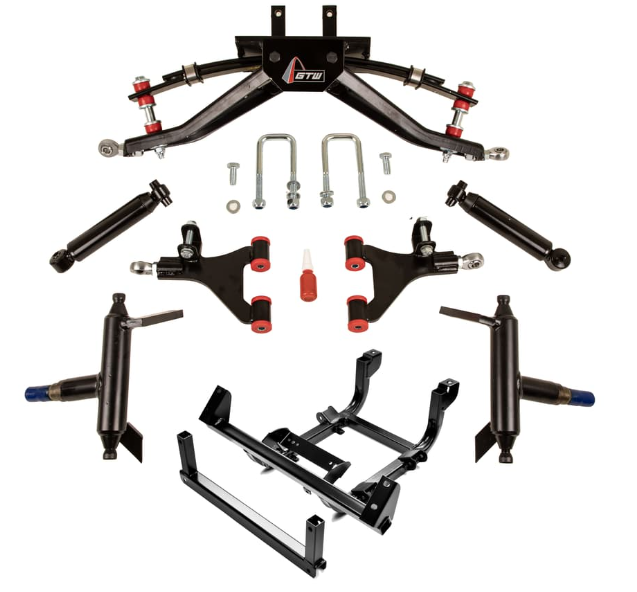 4” GTW Double A-Arm Lift Kit for Gas Yamaha Drive2 with Independent Rear Suspension