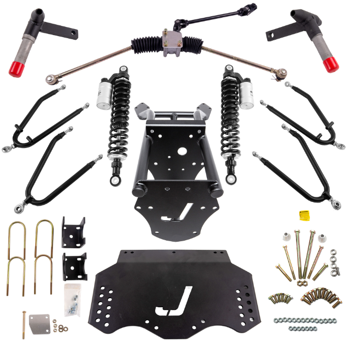 Jake’s EZGO TXT Gas models with Robins Engine Long Travel Kit (Years 2001.5-2009)
