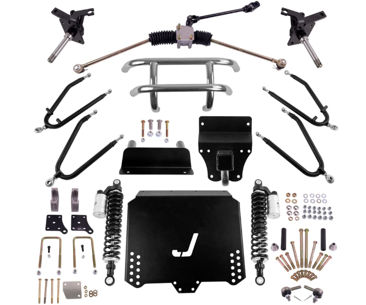 Jake’s Club Car DS with 4-Wheel Mechanical Brakes Long Travel Kit (Years 1992-Up)
