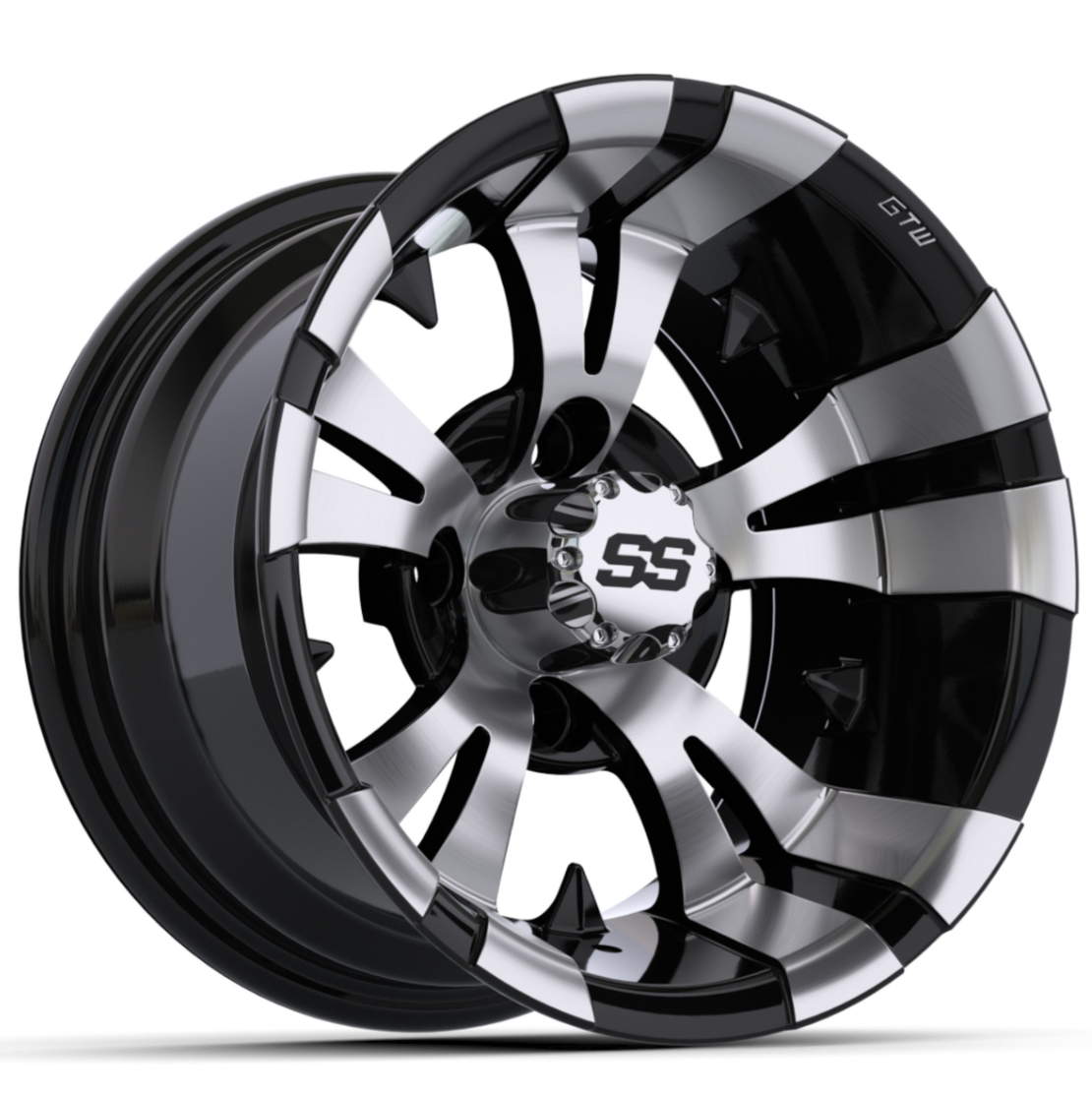 12″ GTW® Vampire Black with Machined Accents Wheel