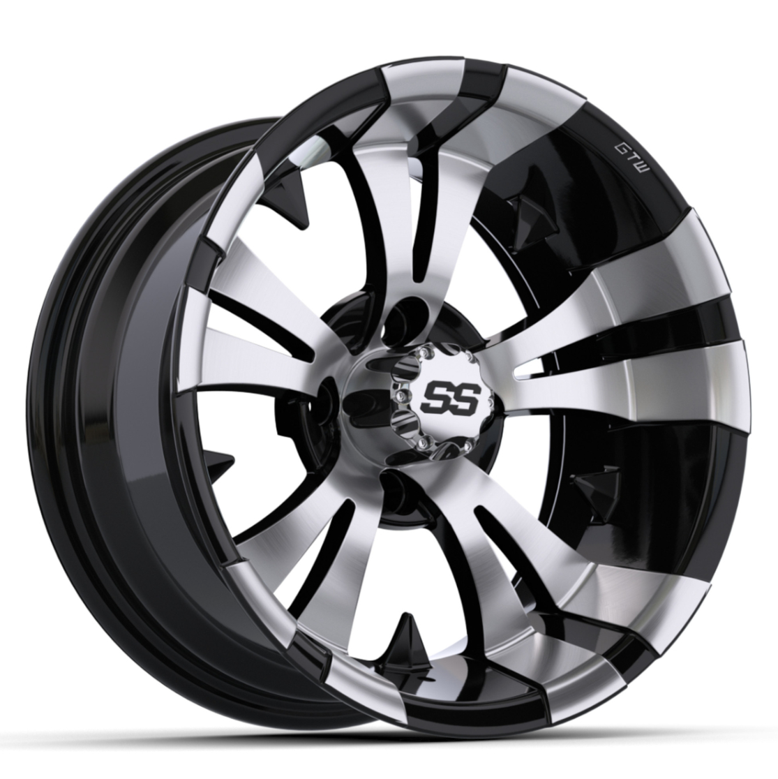 14″ GTW® Vampire Black with Machined Accents Wheel
