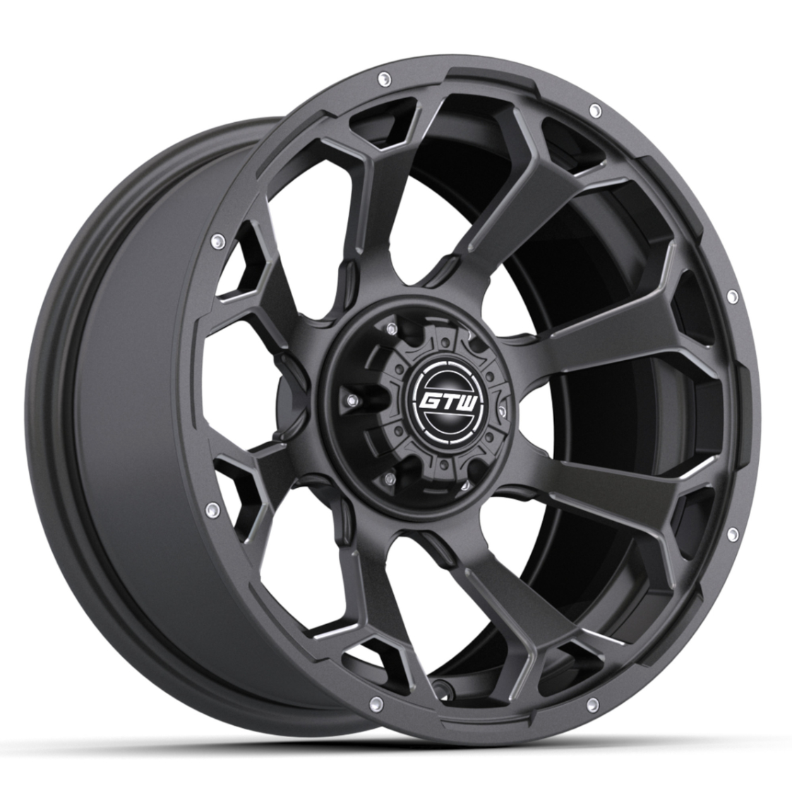 14x7 GTW® Raven Off-Road Matte Grey Wheel
