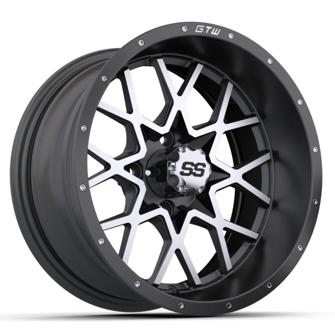 GTW® 14″ Vortex Wheel – Matte Grey/Machined