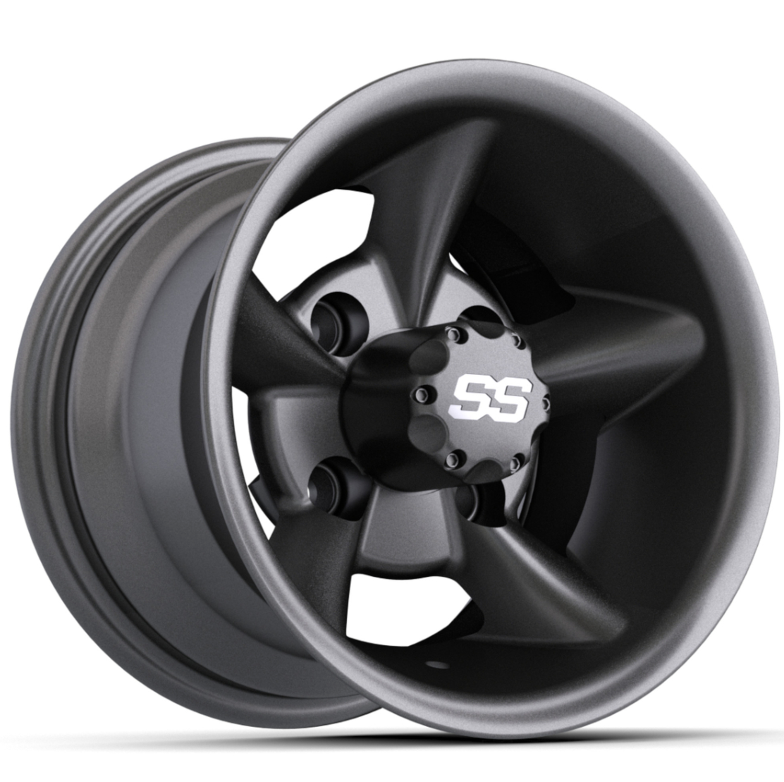 10″ GTW® Godfather Matte Grey Wheel