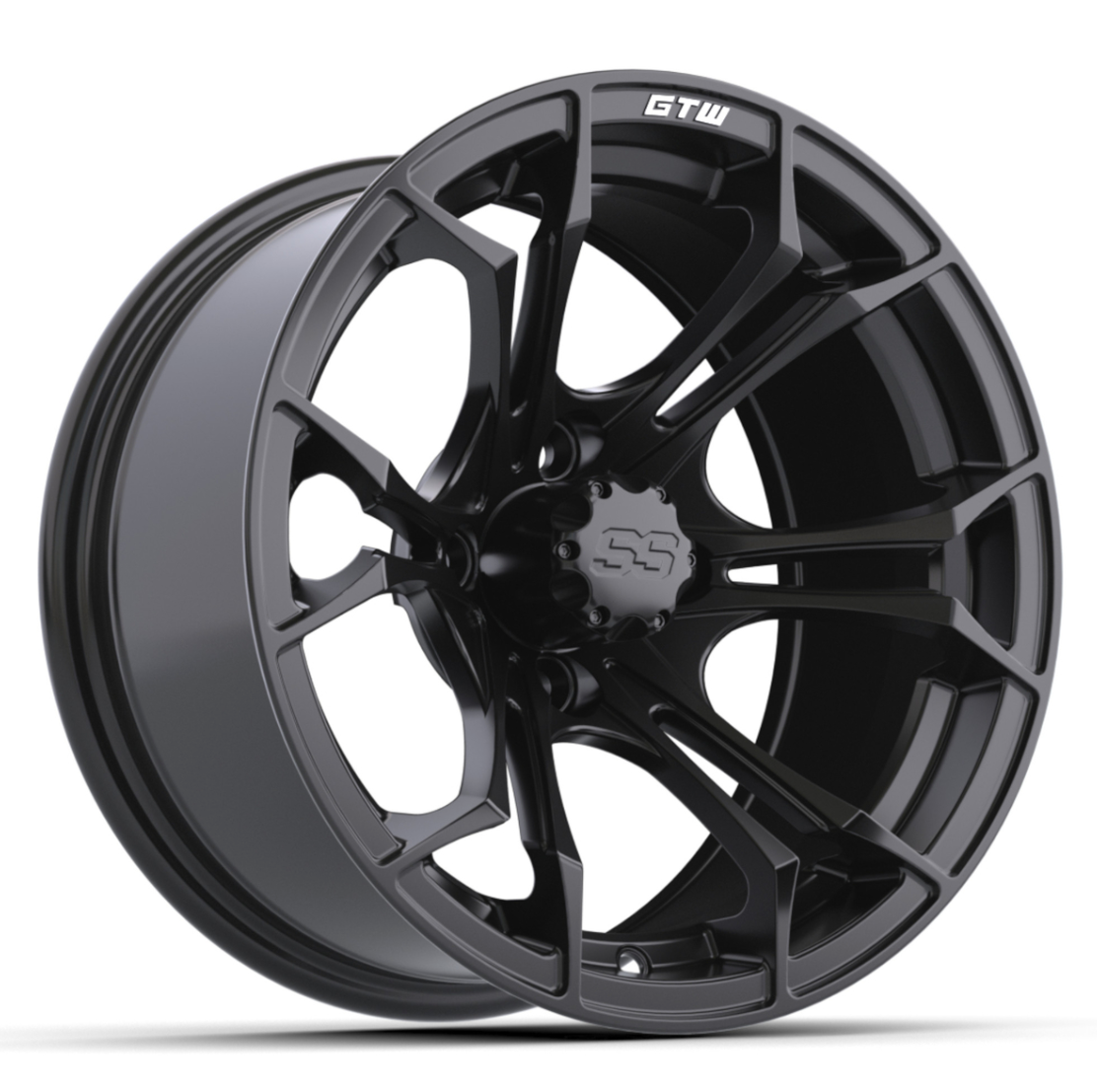 GTW Spyder Matte Black Wheel - 14 Inch