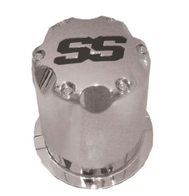 CENTER CAP, SS CHROME SNAP-IN