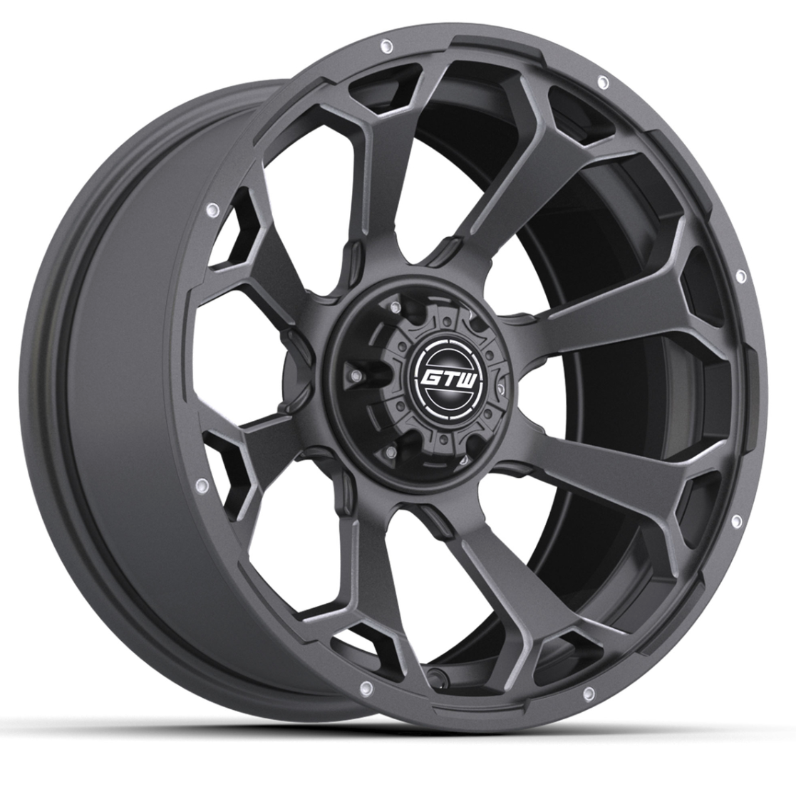 15x7 GTW® Raven Off-Road Matte Gray 15