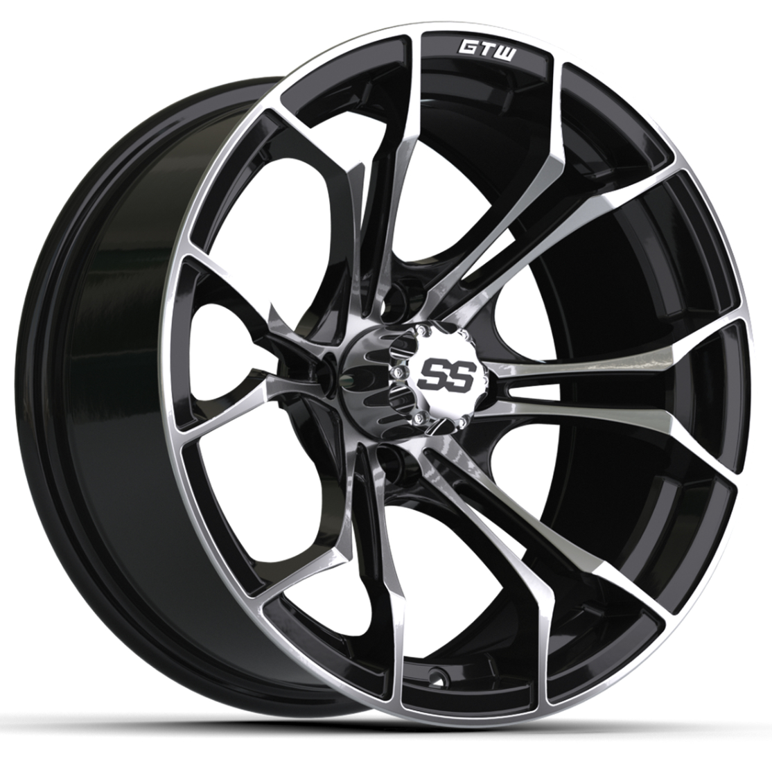15″ GTW® Spyder Gloss Black Wheel