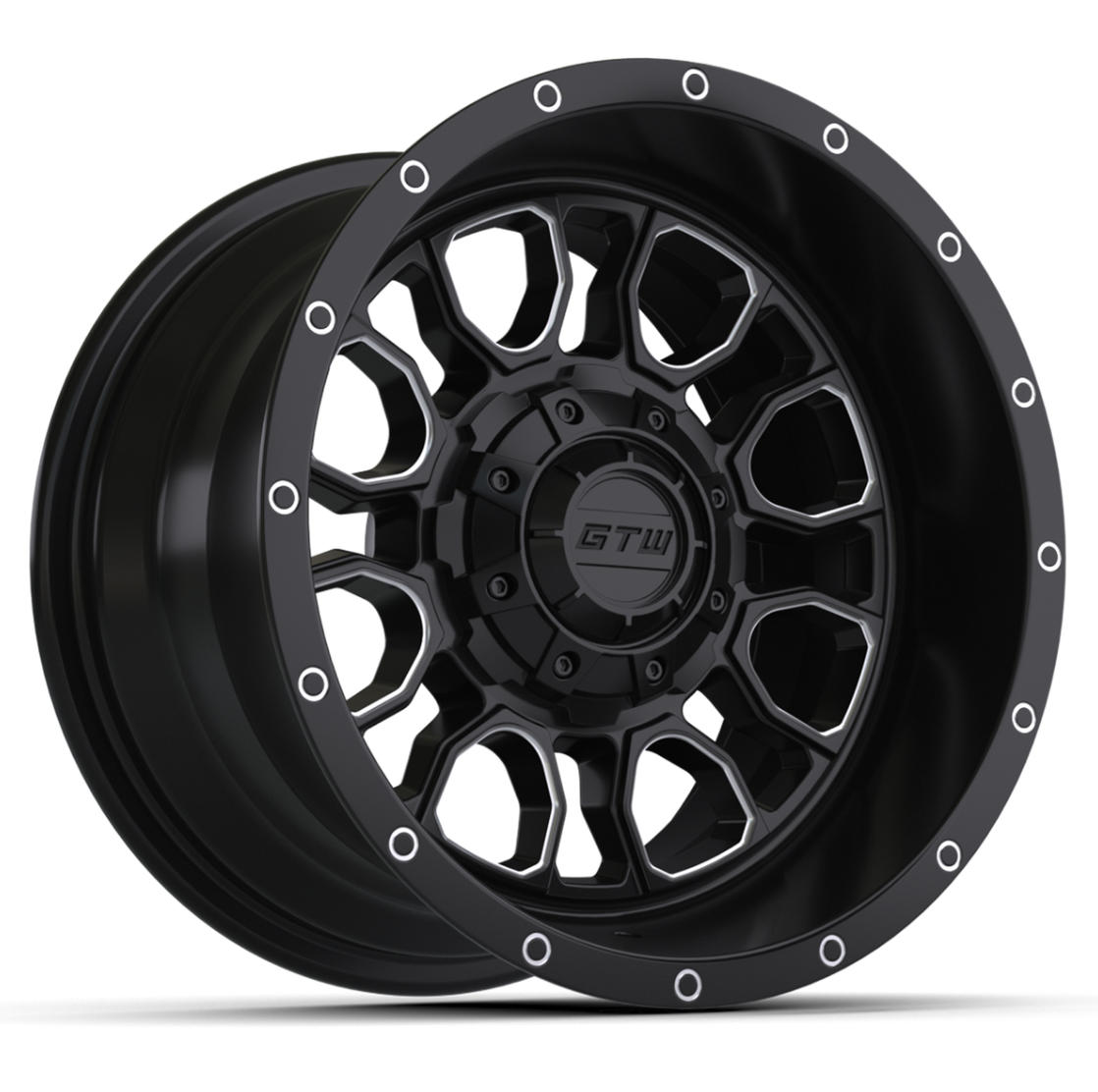 14” GTW Volt Black & Machined Wheel