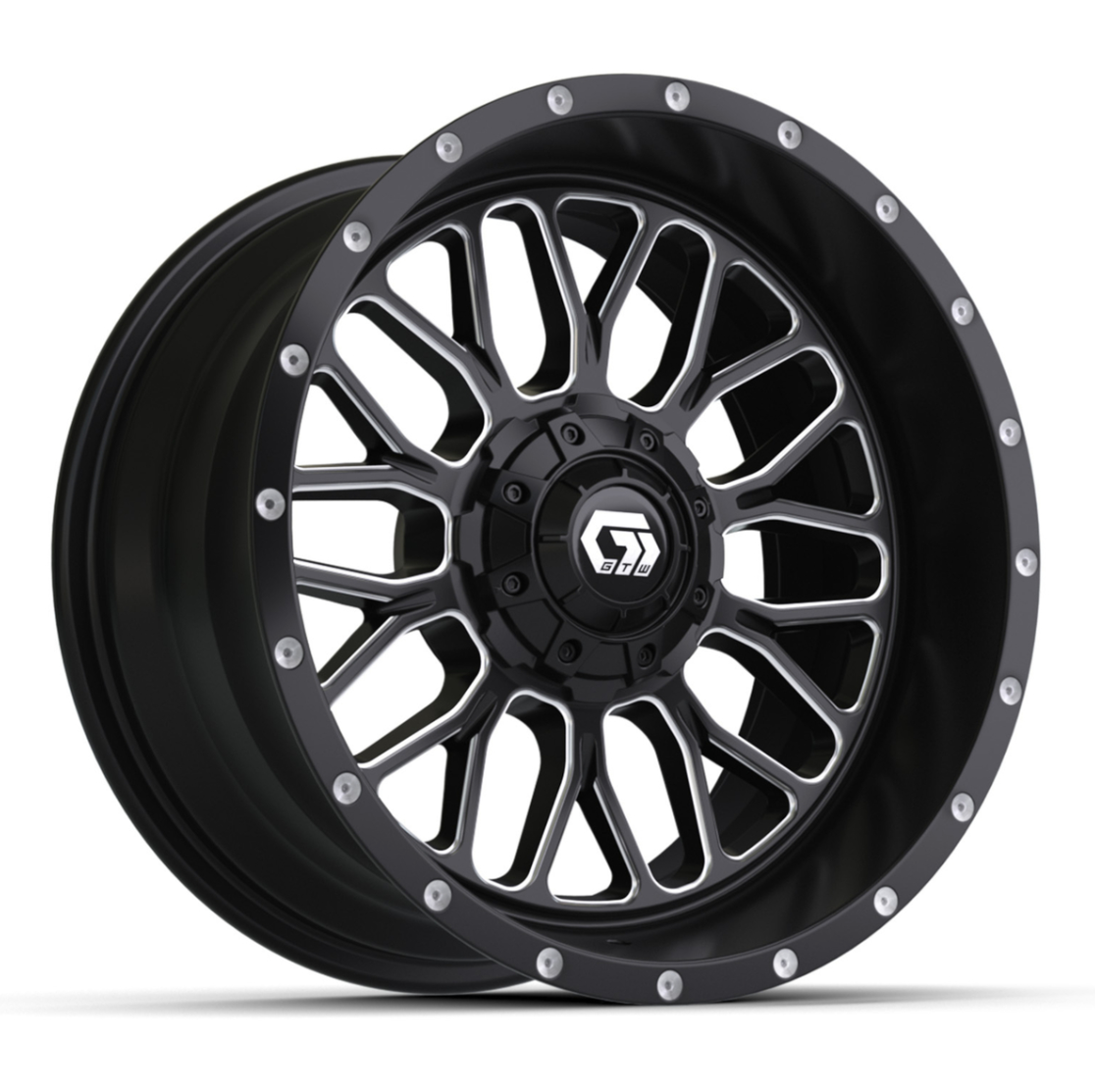14” GTW Helix Black & Machined Wheel