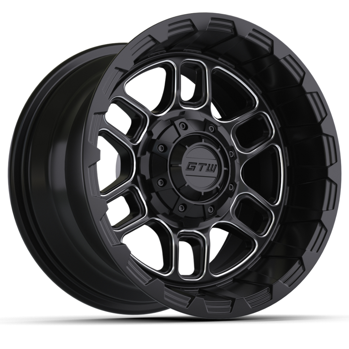 12” GTW Titan Black & Machined Wheel
